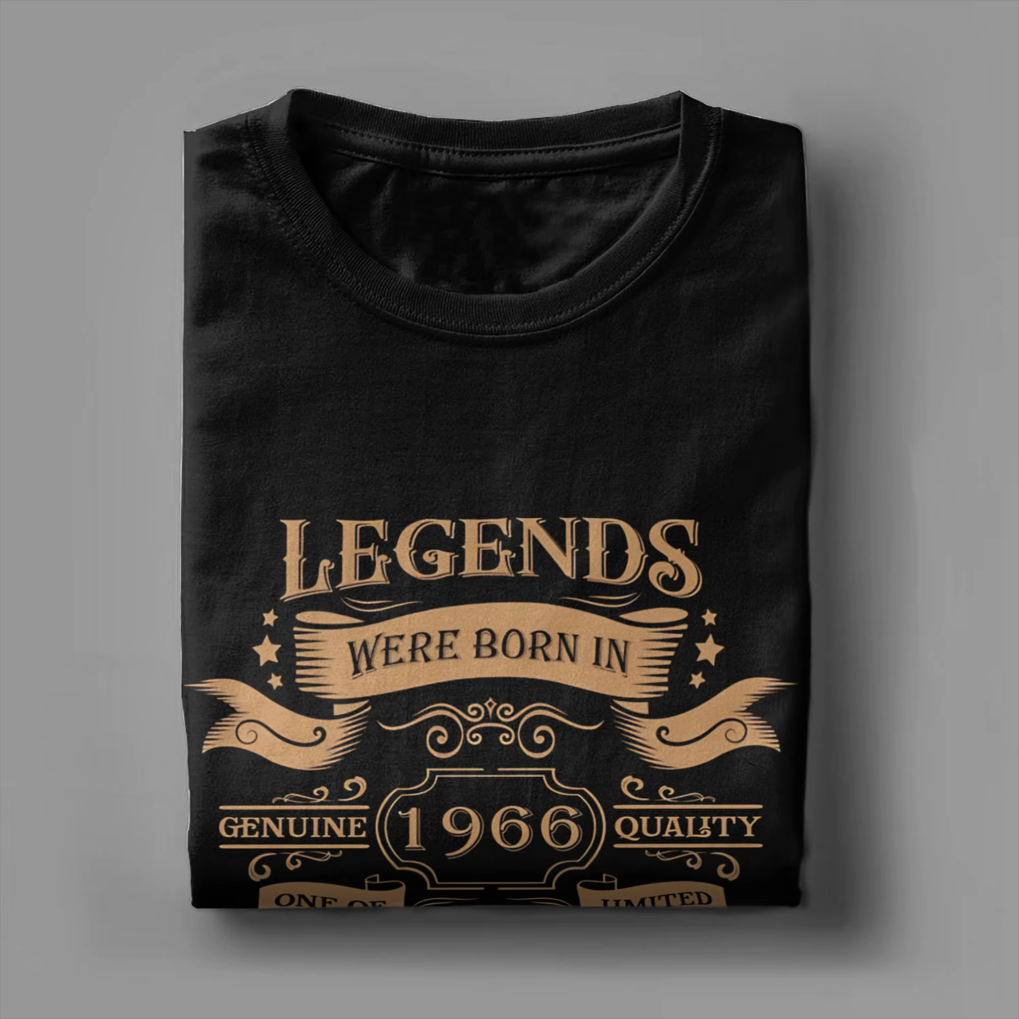 Hommes femmes né en 1966 vintage âge 60 ans drôle 60th anniversaire chemise 100% coton imprimé T-Shirt vêtements tenues