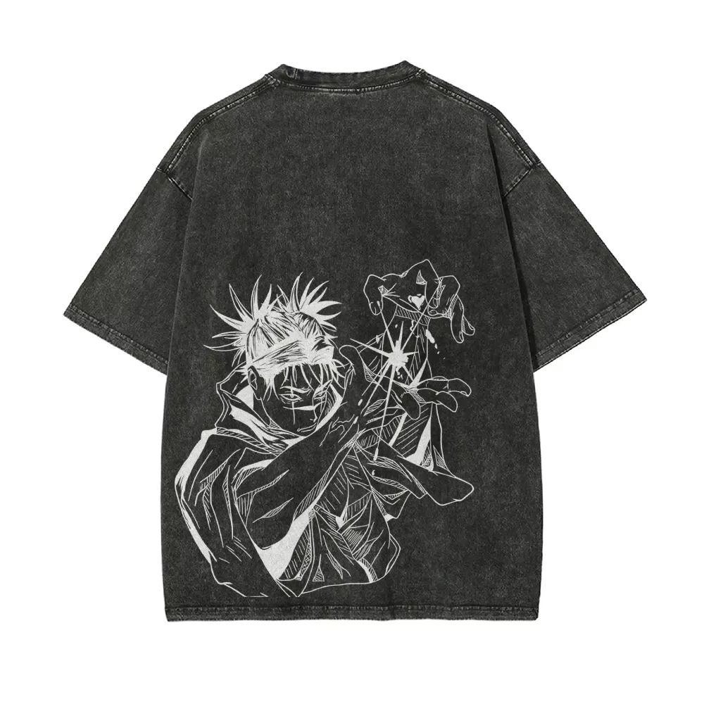 T-shirt Choso Blood Manipulation Jujutsu Kaisen Manga T Vintage Lavé Oversize Rétro Anime Harajuku Homme Streetwear Graphique