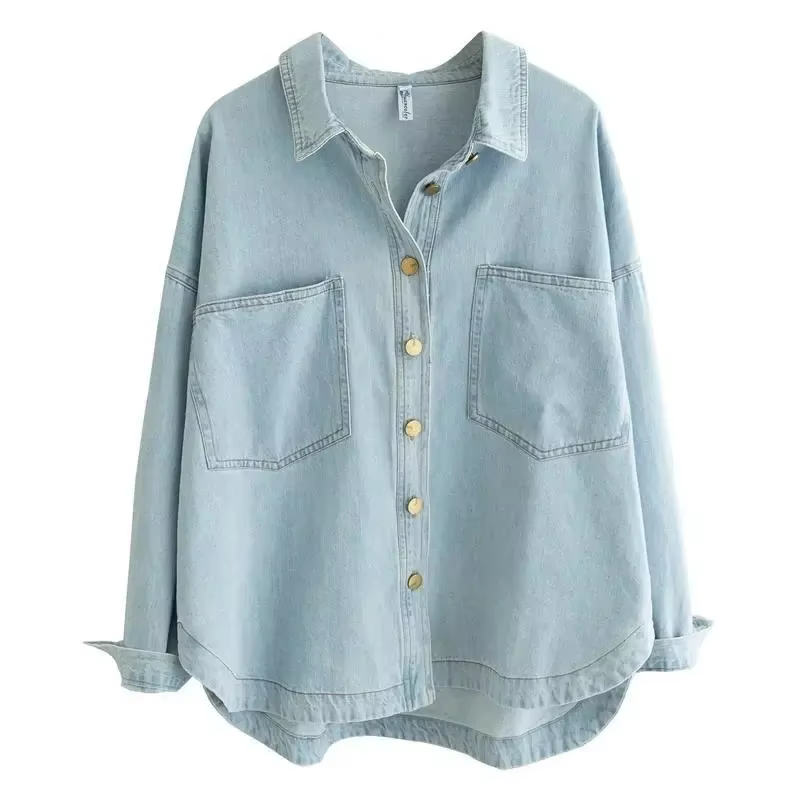 Chemise en jean pour femme Printemps-Été 2025