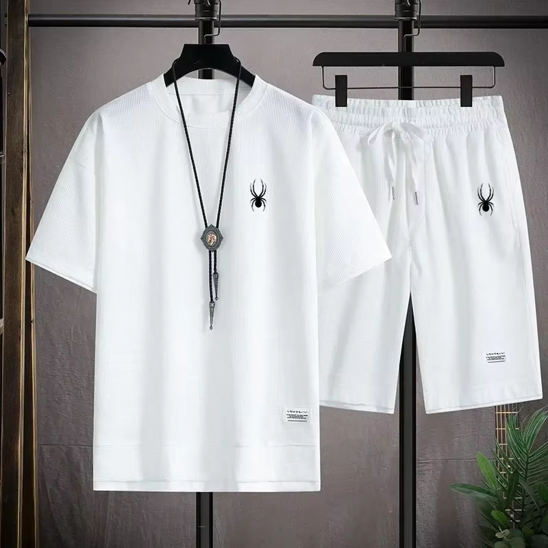 Ensemble t-shirt à manches courtes et short de sport pour homme