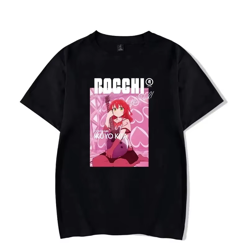 T-shirt confortable à manches courtes avec motif Hip-Hop