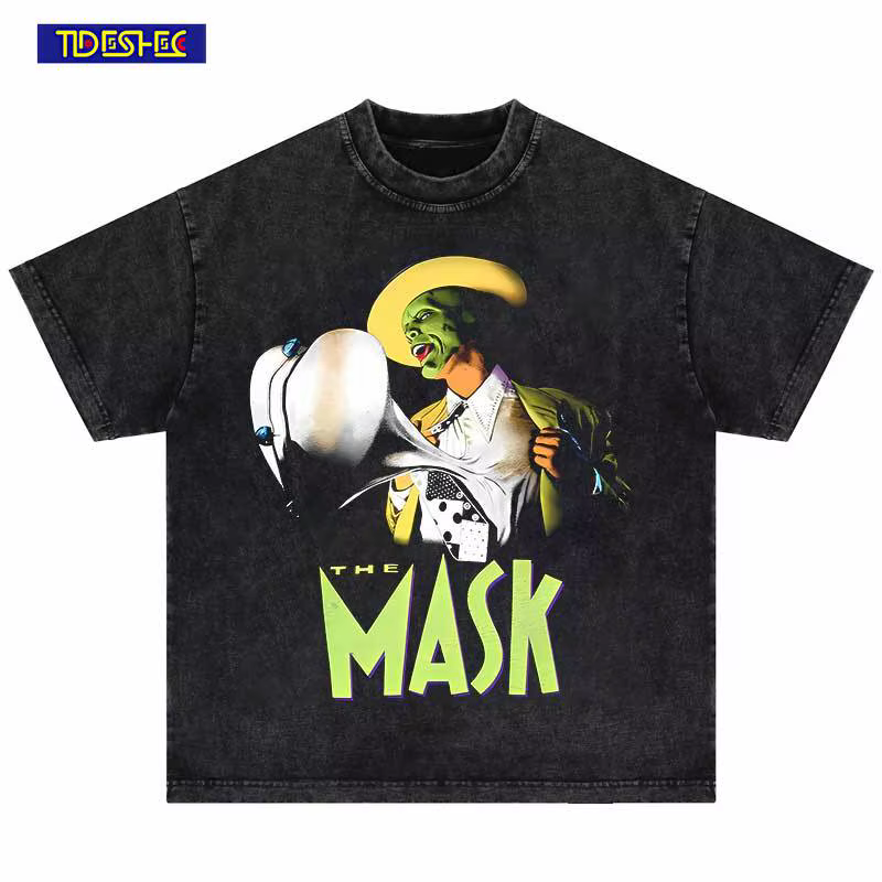 T-Shirt Punk Gothique Hip Hop pour Homme