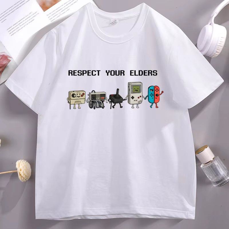 T-shirt Vintage « Respectez vos Aînés »
