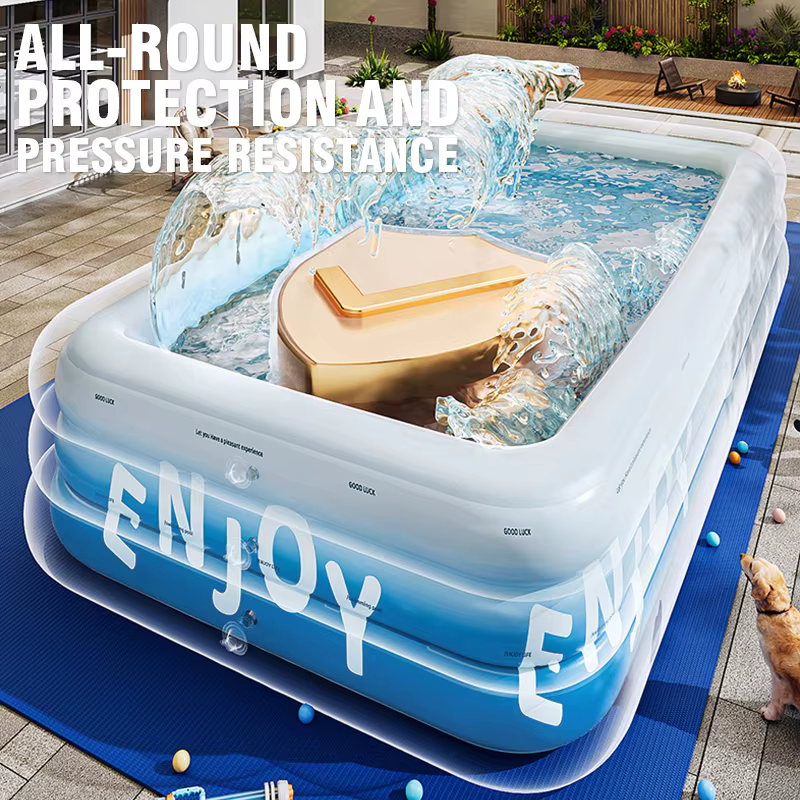 Piscine Épaisse Grande Taille pour Intérieur et Extérieur