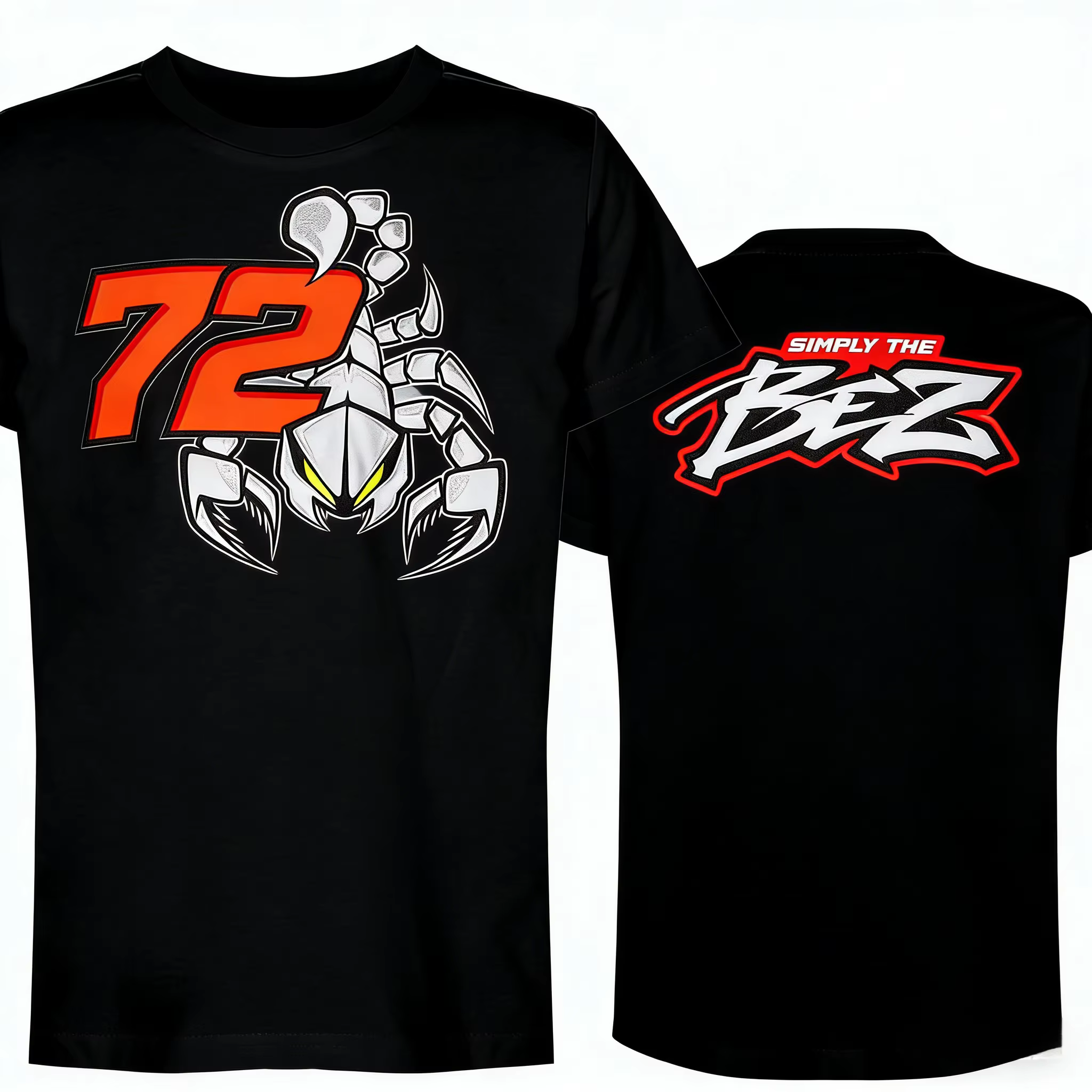 T-shirt graphique Marco Bezzecchi 72 pour homme