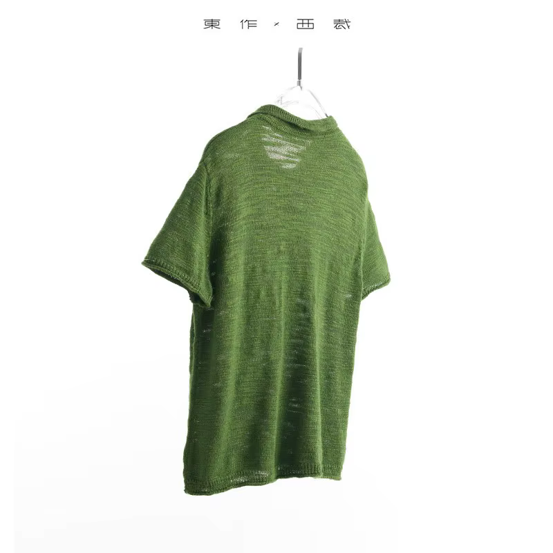 Polo à col~ T-shirt à manches courtes