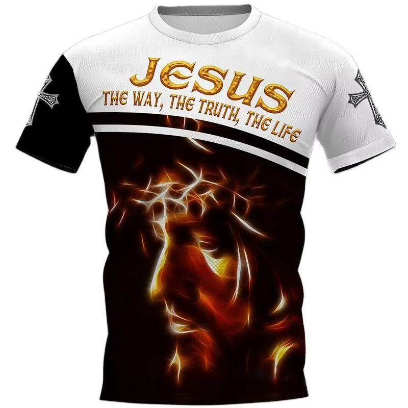 T-shirt graphique chrétien de Jésus pour hommes et femmes