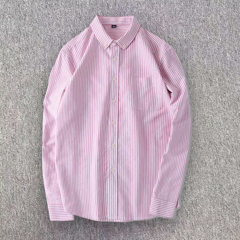 Chemise en coton Oxford pour hommes