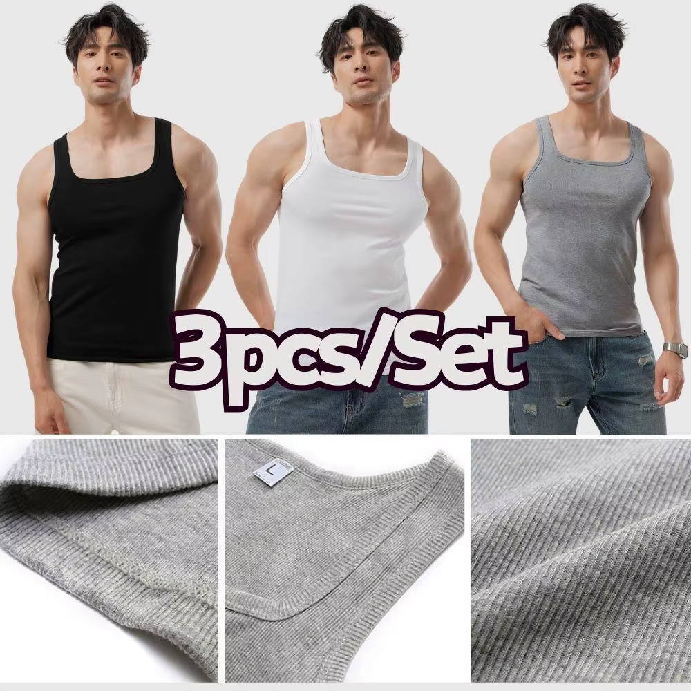 Débardeurs pour hommes chauds gilet de Fitness basique élastique sans manches T-shirt coton musculation homme vêtements