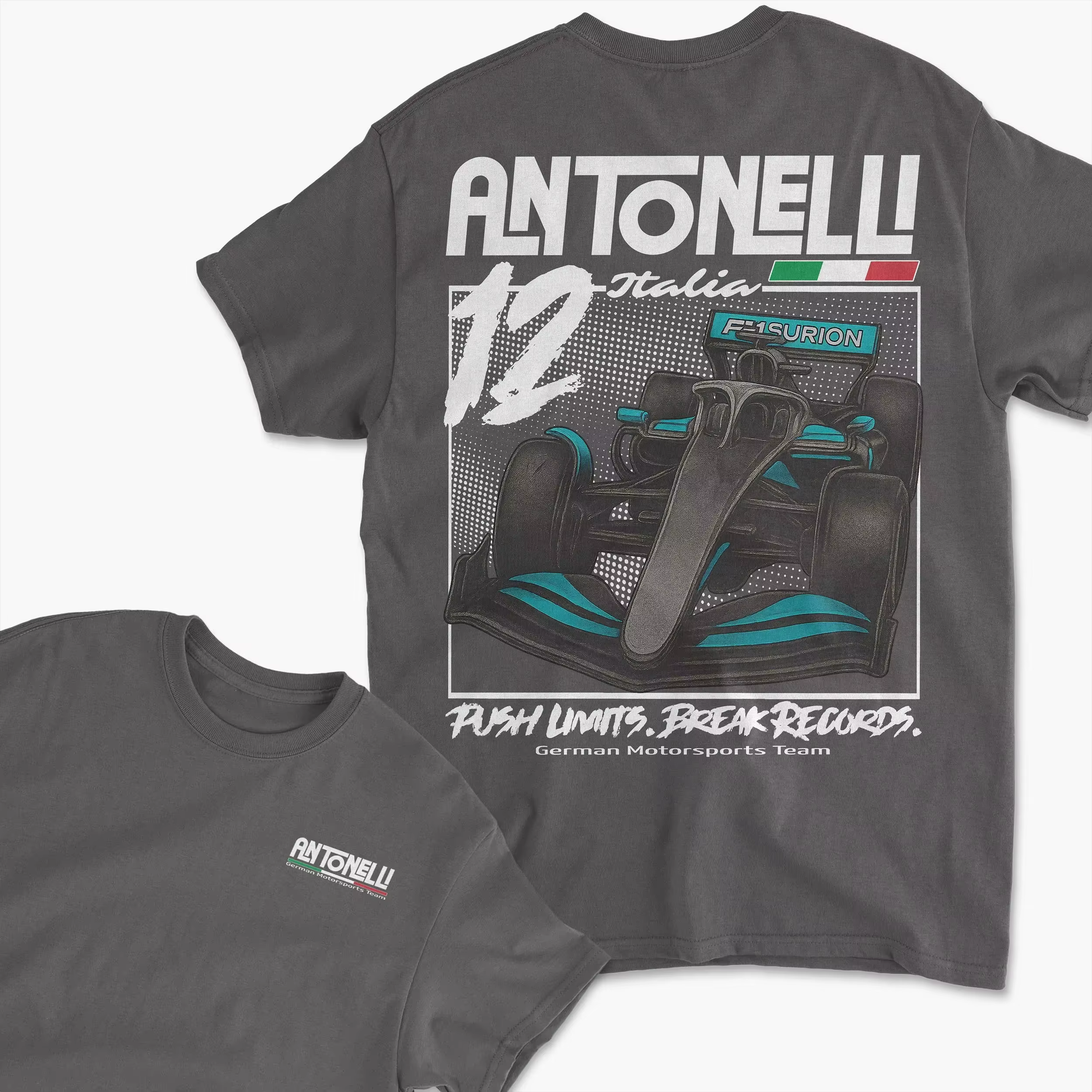 T-shirt unisexe 100% coton du champion du Grand Prix Kimi Antonelli