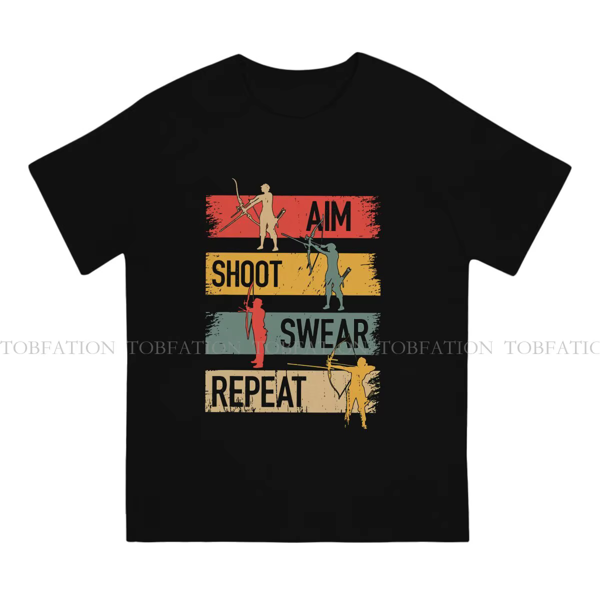 T-shirt à col rond en tissu pour homme