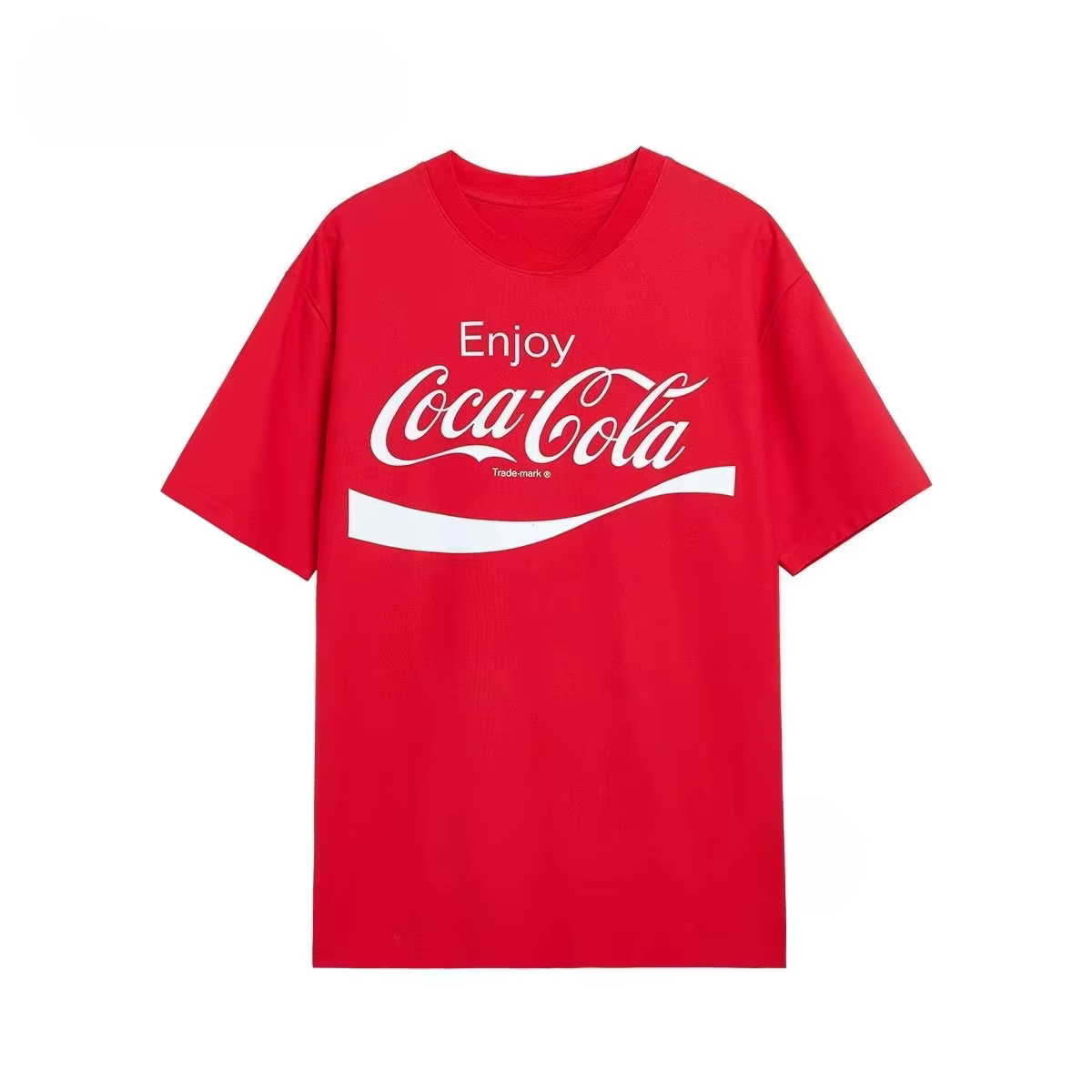 T-Shirt classique rétro avec Logo Cola, marque tendance, en coton, graphique, pour hommes et femmes, Streetwear d'été