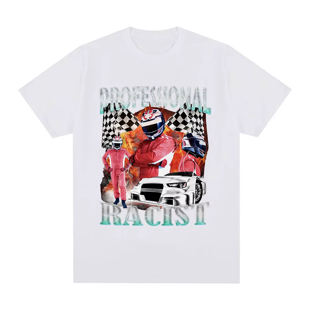 T-Shirt graphique de course professionnelle drôle Racing Meme hommes mode Vintage manches courtes T-shirts 100% coton