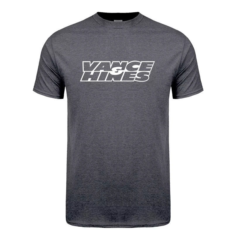 Vance et Hines T Shirt d'été Hommes Coton à manches courtes