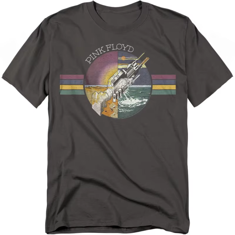 T-shirt vintage ample et décontracté pour femme