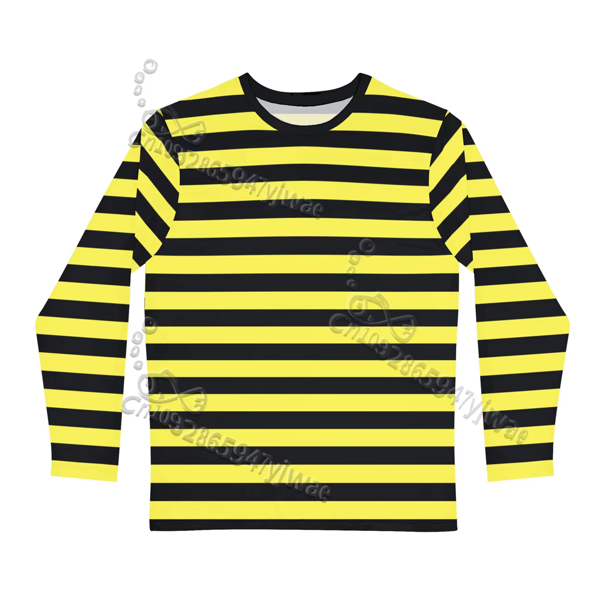 T-shirt à manches longues rayé style gothique français, col rond, décontracté, streetwear, polyvalent, pour le quotidien, printemps, enfant et adulte