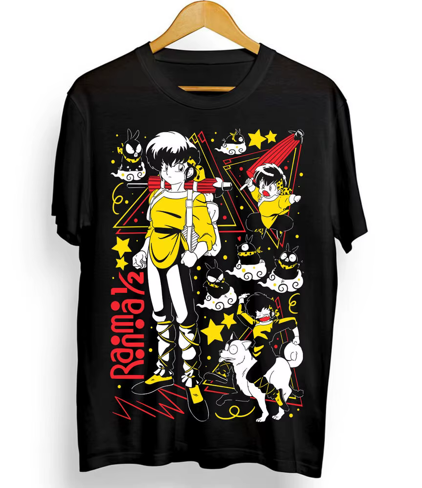 Ranma 1/2 T-Shirt Takahashi Manga Anime T-shirt T-shirt graphique