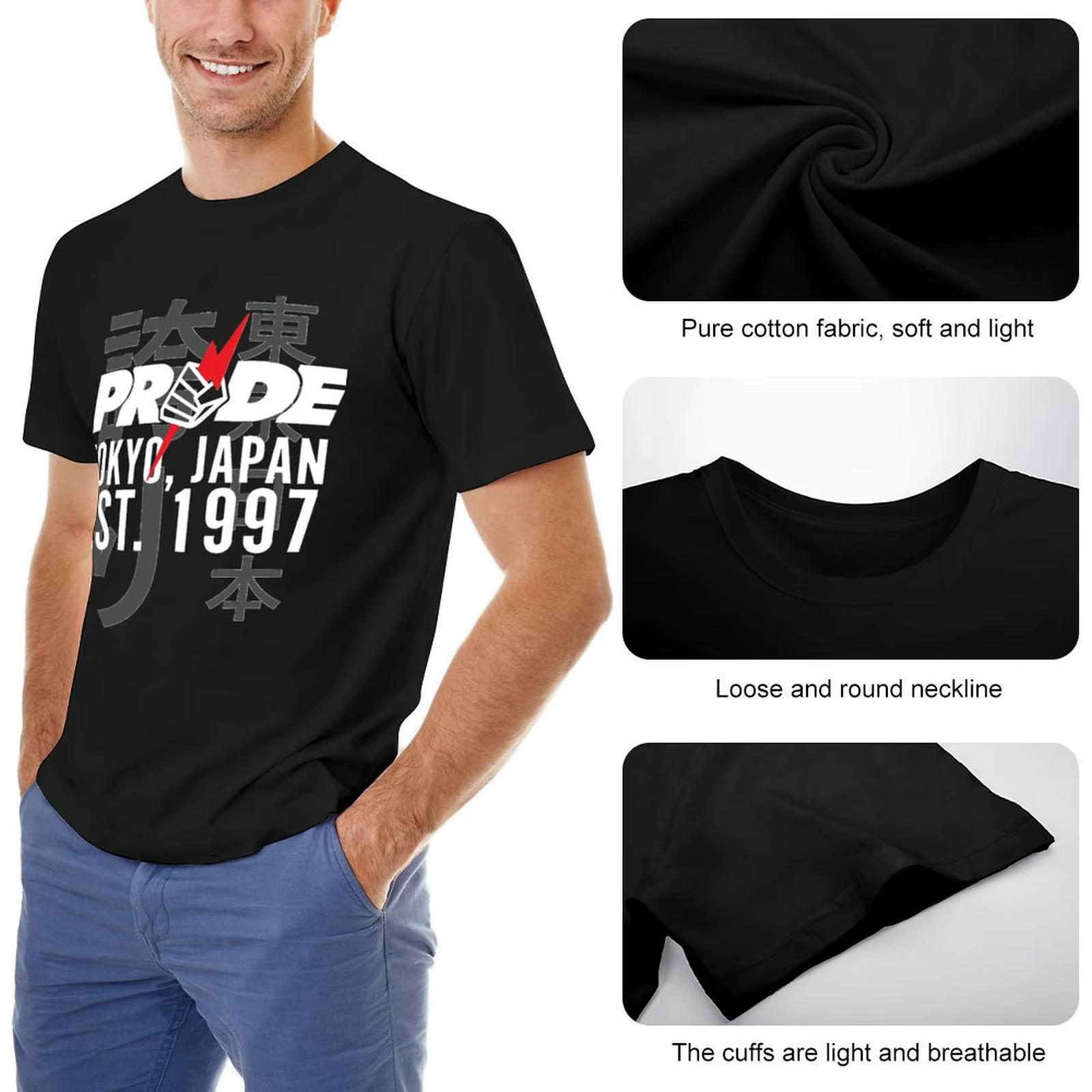 T-shirt David Pride Tak1997 pour hommes, sweat-shirt anime vintage