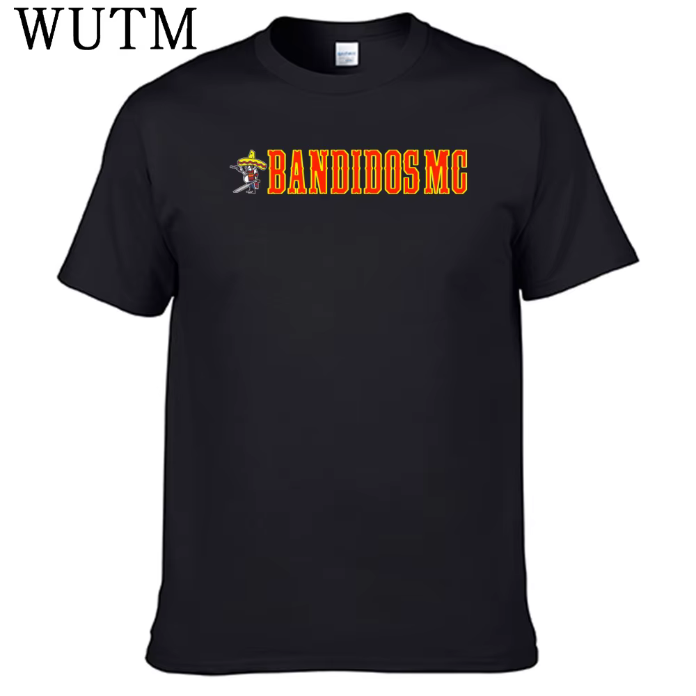 Bandidos Mc t-shirt 100% coton pour hommes, chemise