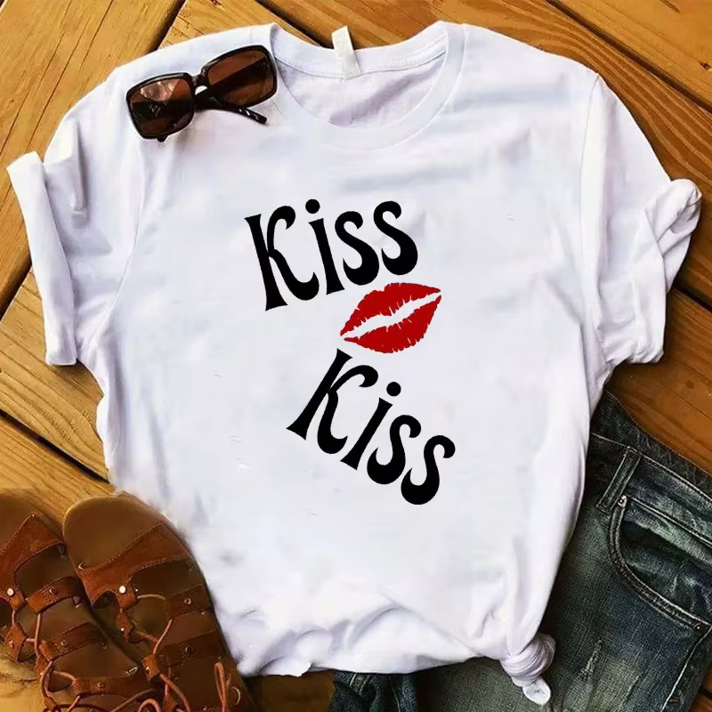 T-shirt imprimé Just A Women Who Loves Hurcycles