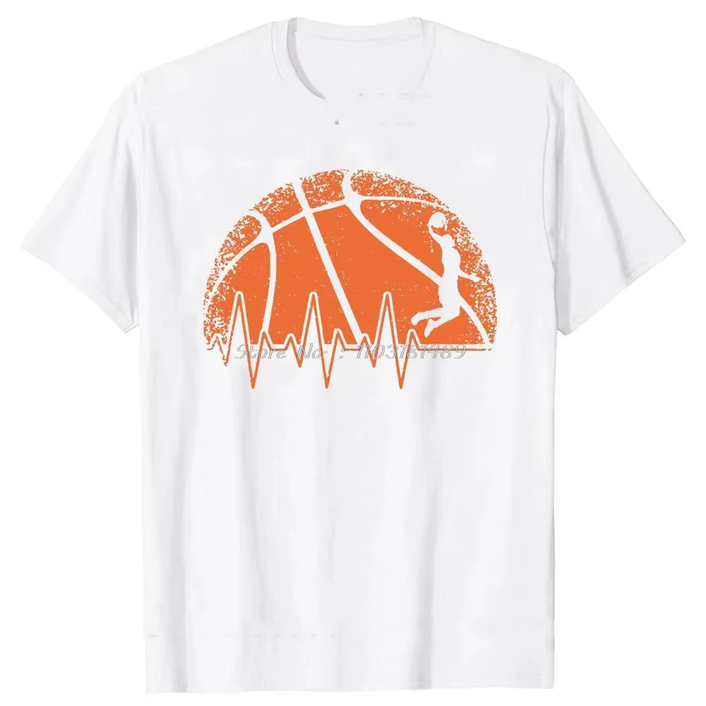 Hommes vêtements basket-ball battement de coeur t-shirt