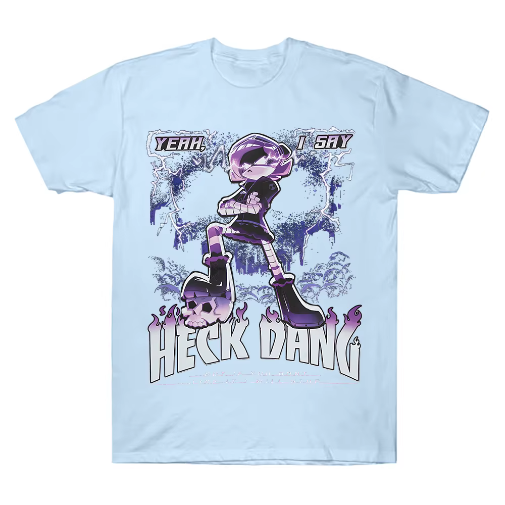Meurtre Drones Uzi T-shirts unisexe Y2K couverture en coton Manga rétro imprimé lâche Streetwear femmes hommes Hip Hop