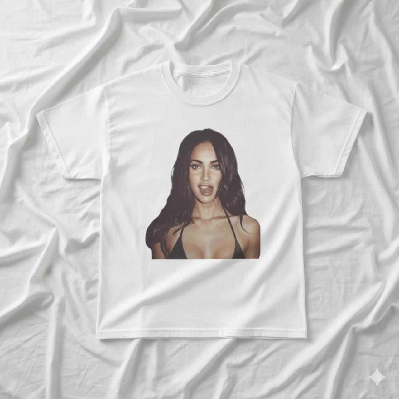 T-shirt graphique vintage Smoke 100% coton