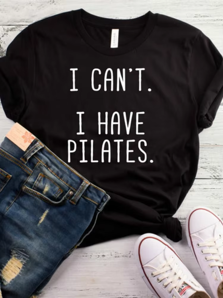 T-shirt manches courtes col rond femme