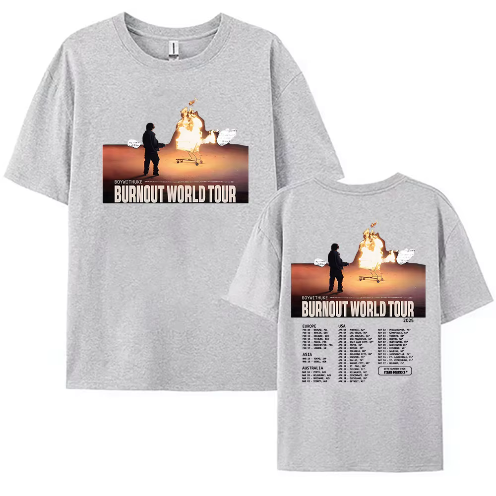 Boywithuke-T-shirt manches courtes col rond femme/homme