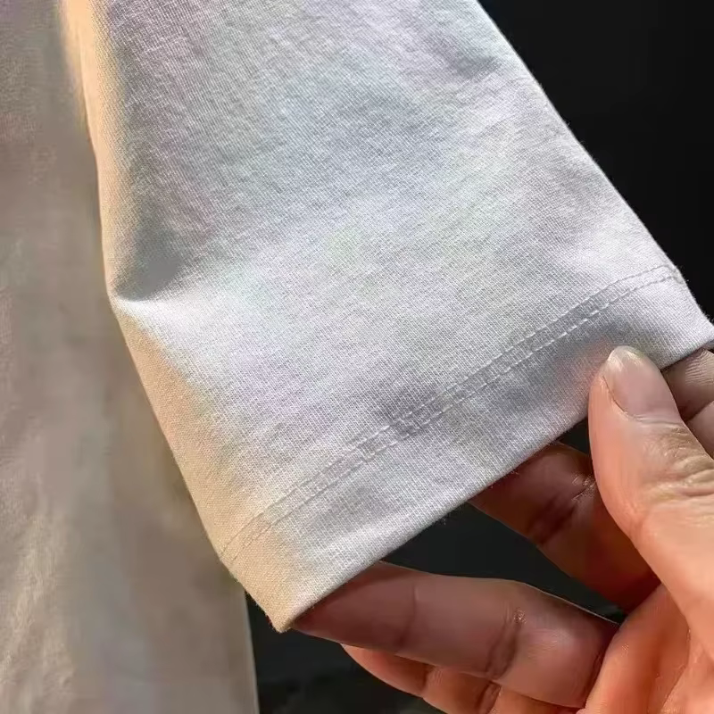 T-shirt décontracté unisexe en coton respirant et confortable de haute qualité
