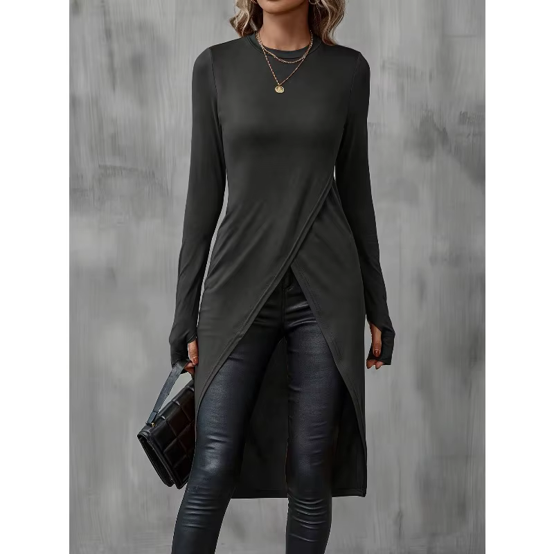T-shirt basique pour femmes, Design littéraire et rétro étendu, haut de gamme