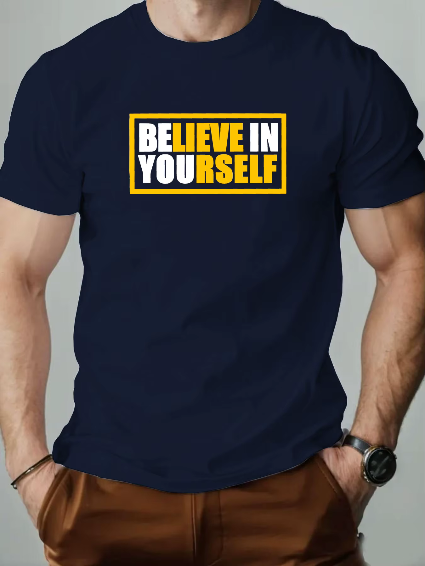 T-Shirt col rond pour hommes