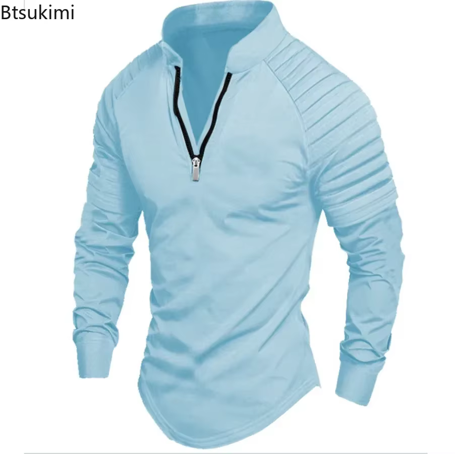Polo à manches longues pour hommes
