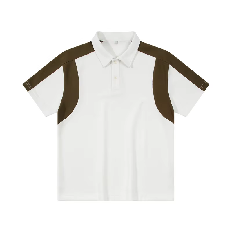 Polo Homme Ample Nouvelle Collection Printemps-Été 2026 à Col Revers et Manches Courtes