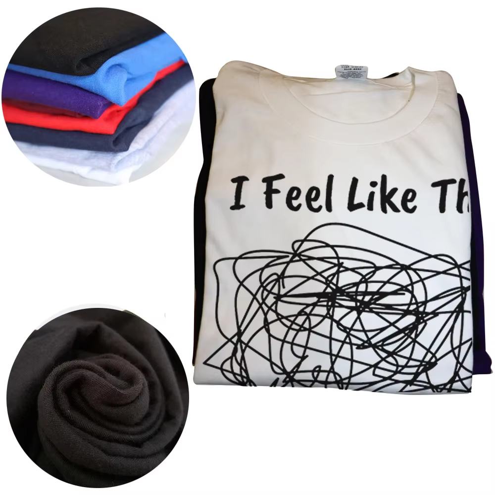 T-shirt en coton de taille européenne pour hommes et femmes, I Flag Like This TDAH Quote, Économie classiques vintage, Humor Funny Skull, Casual Hip Hop