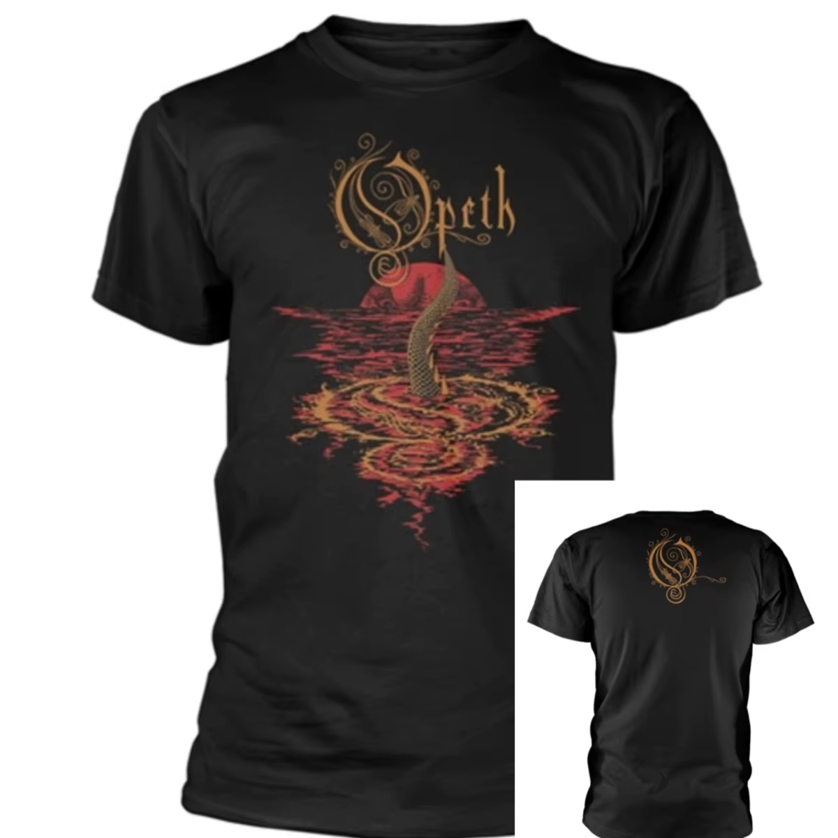 T-Shirt Opeth Haxprocess Band 100% coton