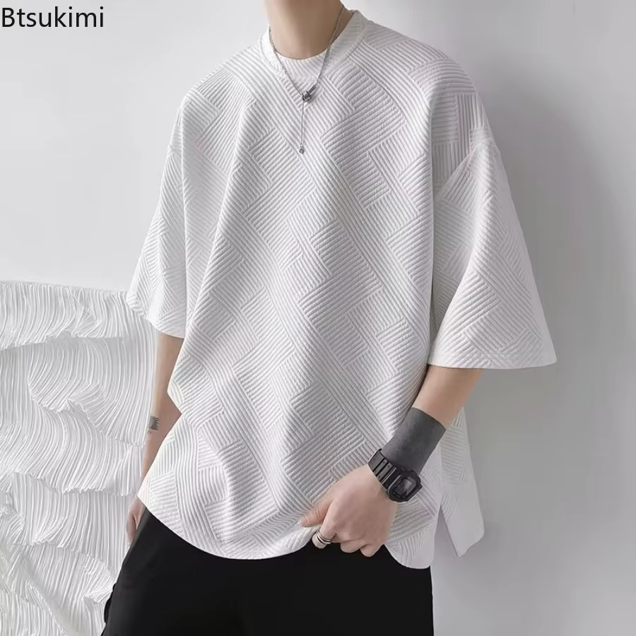 T-shirt ample à manches courtes pour homme
