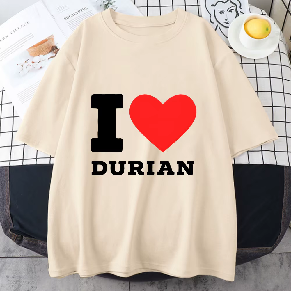 Durian-T-shirt Streetwear pour Femme