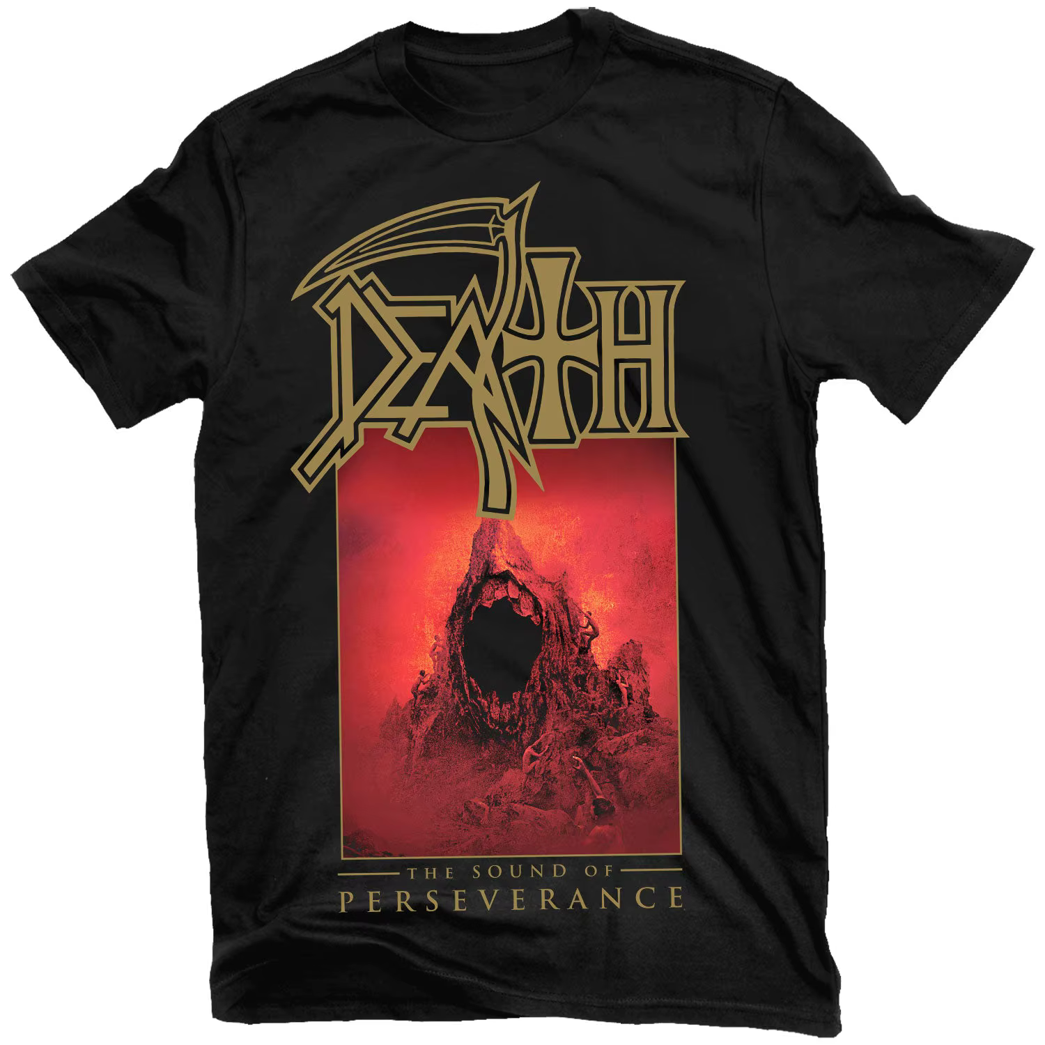 T-shirt décontracté d'été style groupe de rock heavy metal Death Scream Bloody Gore