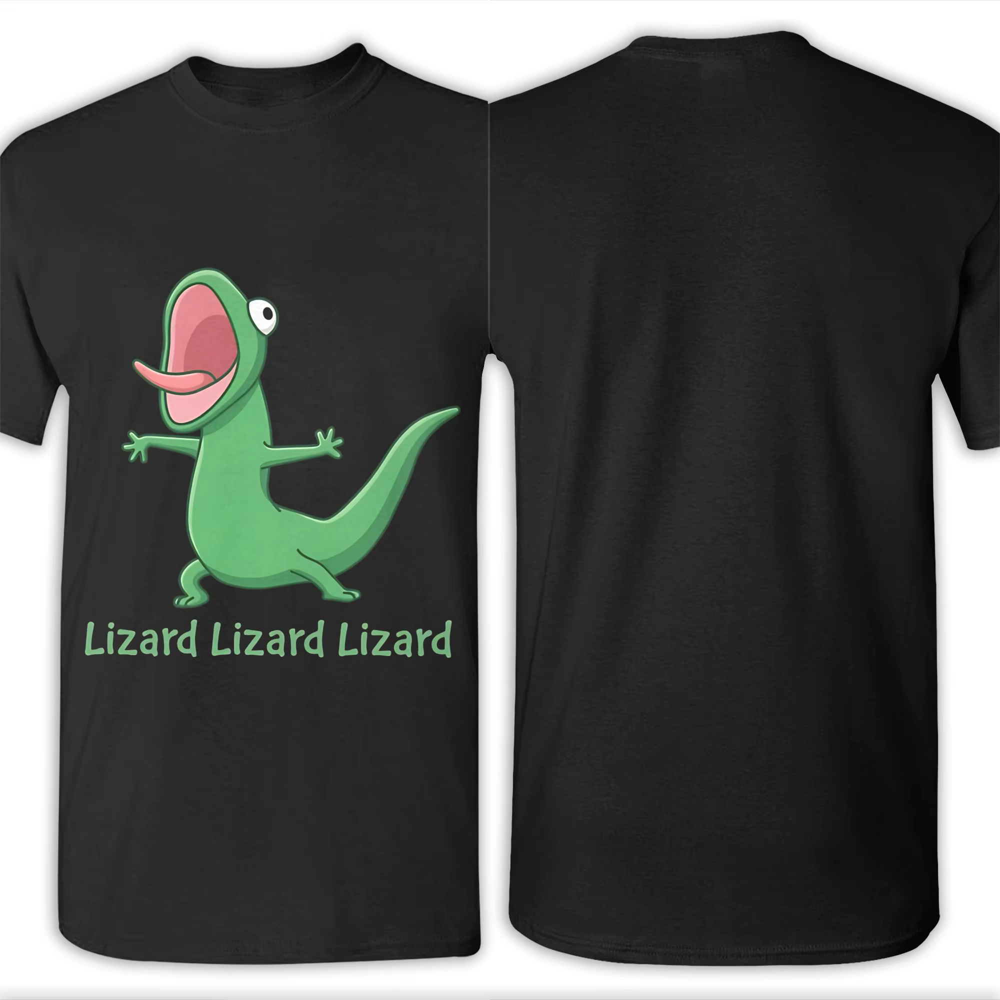T-shirt imprimé Tom Lizard Funny Meme