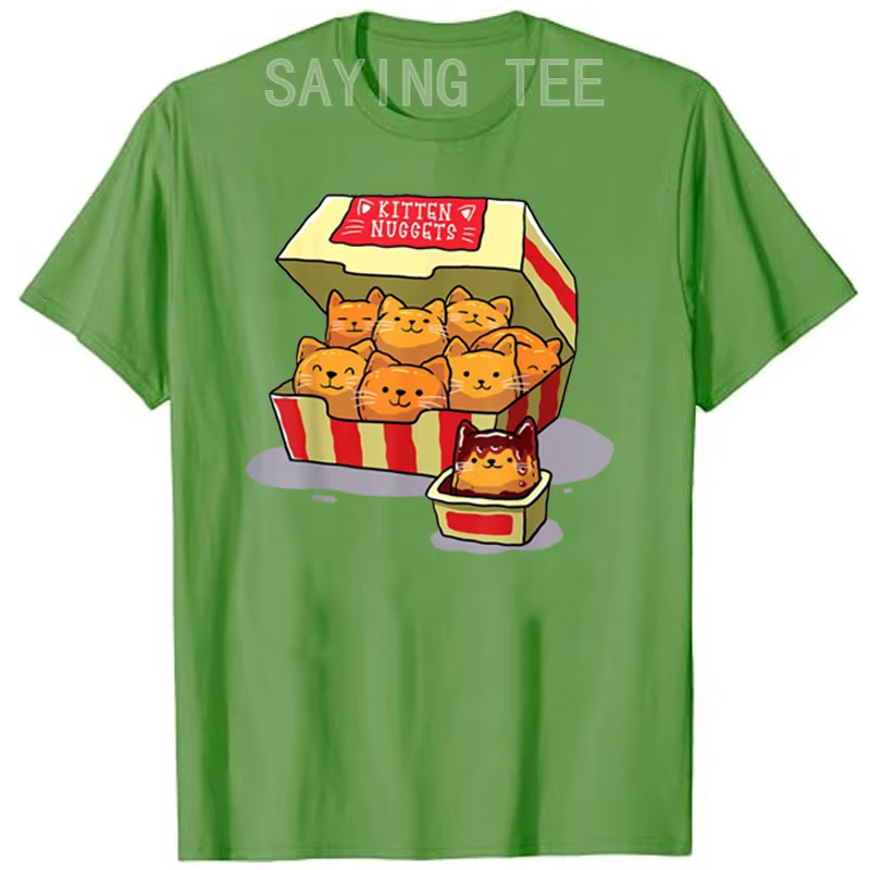 T-shirt jetable de pépites de chaton