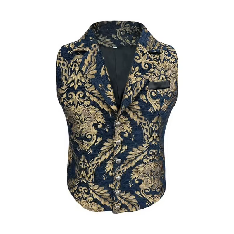 Gilet Homme Tendance Style Coréen à Bouton Unique