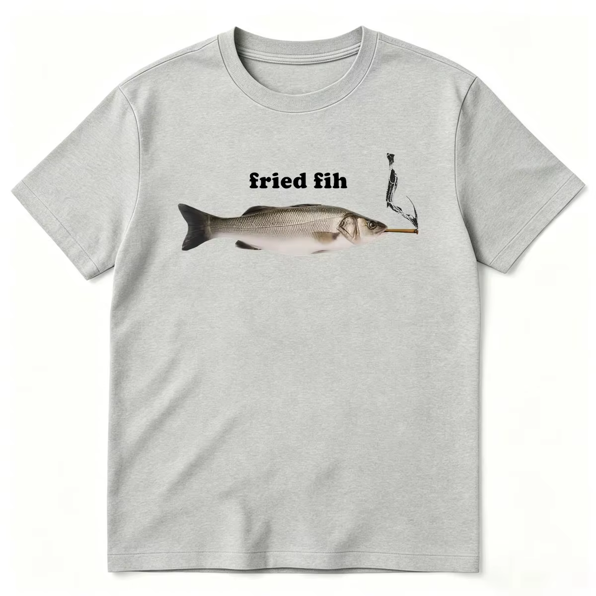 T-shirt Homme Vintage à Manches Courtes en Coton Pur