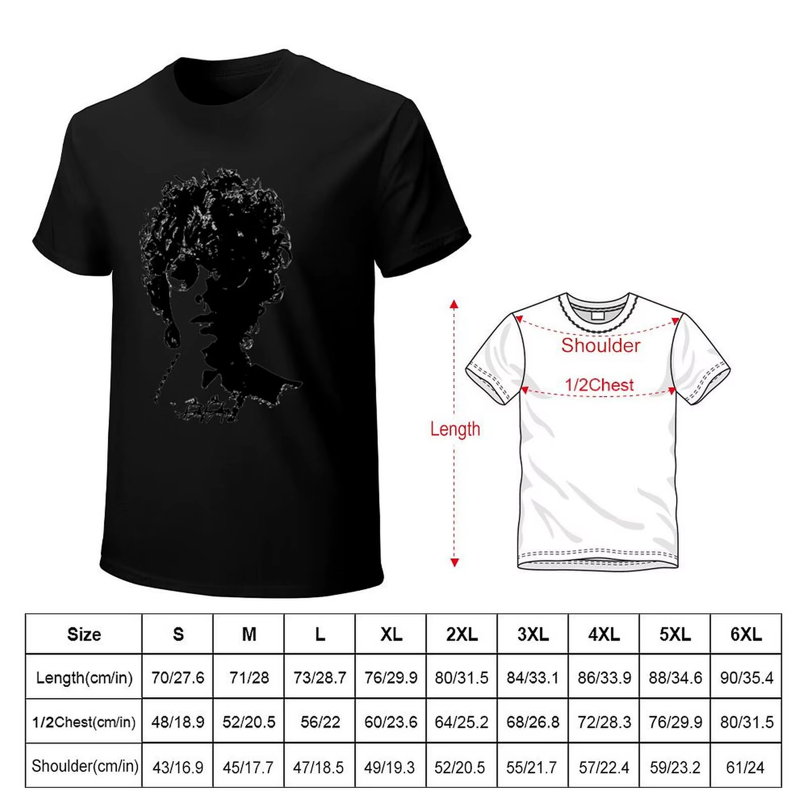 T-shirt décontracté à manches courtes de la belle mannequin LP Laura Pergolizzi