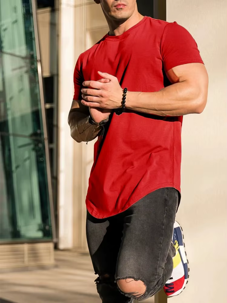 T-shirt à manches courtes en coton pour hommes