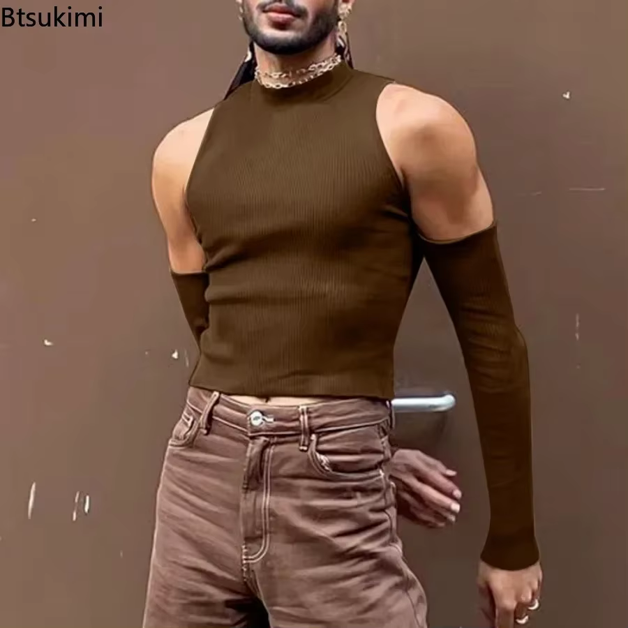 T-shirt col roulé pour hommes
