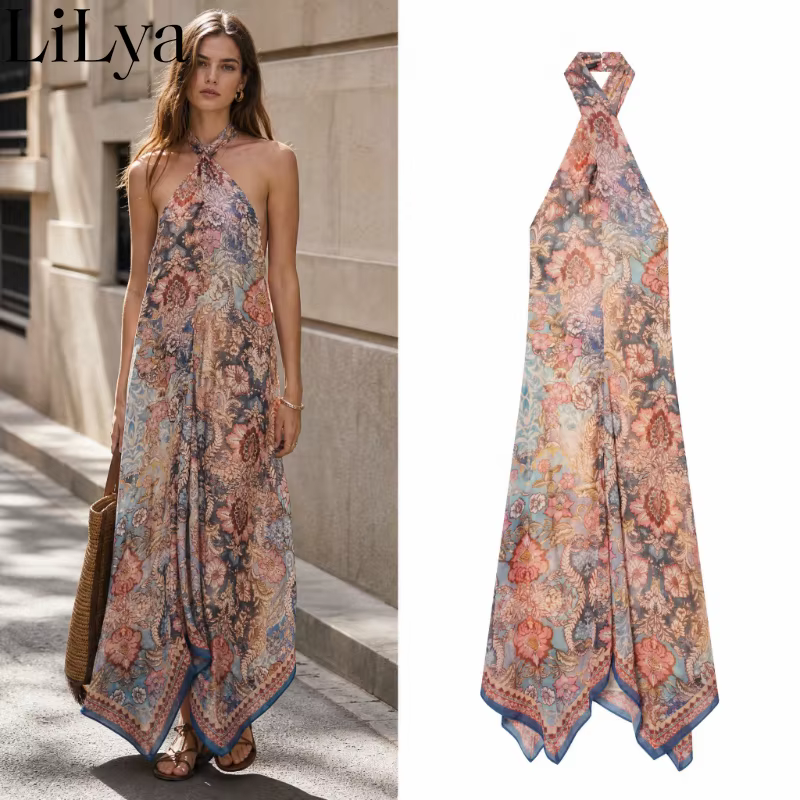Robe longue d'été 2026 pour femme