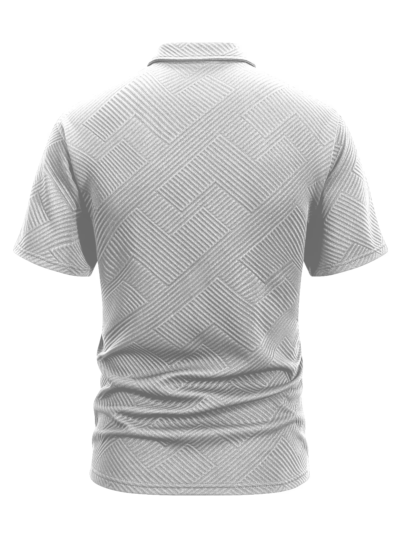 Polo mi-zippé pour homme