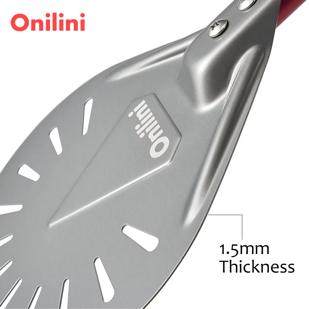 Onilini-Pelle à Pizza Perforée en Alliage d'Almuinum