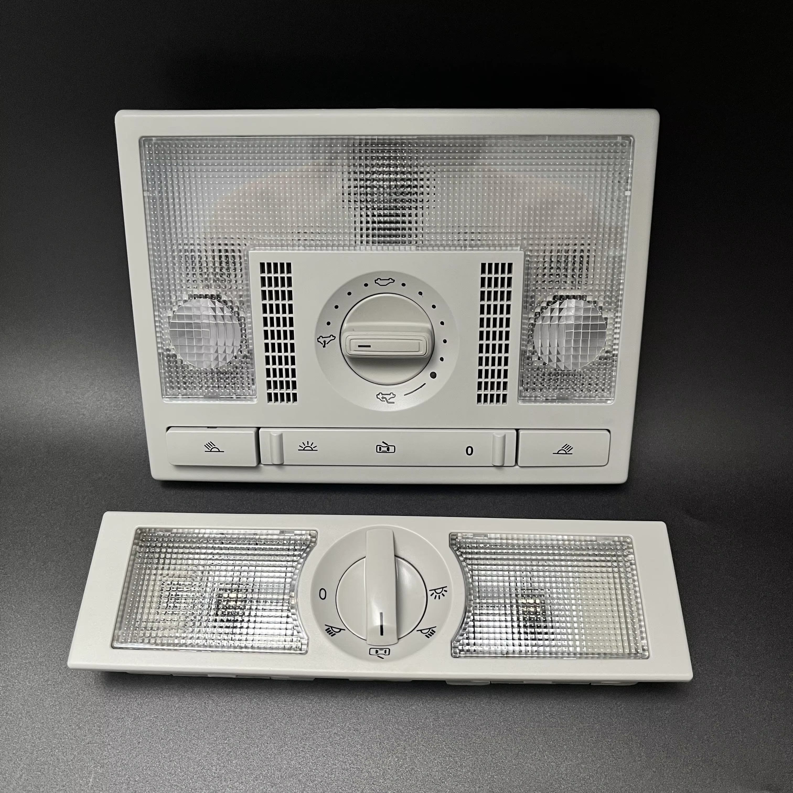 Pour VW Polo 9N 2002-2010 gris dôme lampe de lecture interrupteur feu arrière lumière pour Fox EU Altea Leon Toledo 6Q 0959613 Un 6Q 0947291 A